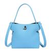 New niche lychee pattern handbag, new daily bucket versatile simple messenger bag