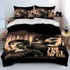 The Last of Us Horror TV Game Pedro Bed Ensemble Quilt Cover Bed Collection Quilt Cover Pillowcase Comforter king Queen Dimension Size Boys Adult