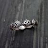 925 Silver Plated Halloween Pumpkin Ring Spooky Jewelry Gift for Women