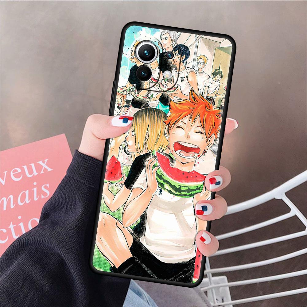 Haikyu!! Anime Funda Case For Xiaomi Mi 11 Lite 5G NE 11T Pro 10T 9T Note 10 12 12X 12S Ultra Soft Silicone Shell Phone Cover