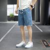 Men's Cotton Linen Shorts Beach Pants Male Summer Breathable Solid Color Trousers Fitness Streetwear