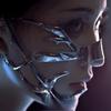 Cyberpunk-Kinnmaske aus Metall mit Mundschutz und Kette – Unisex-Halloween-Gesichtsdekor