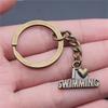 I Love Tags Keychains Findings For Diy Metal Craft Key Chain Accessories