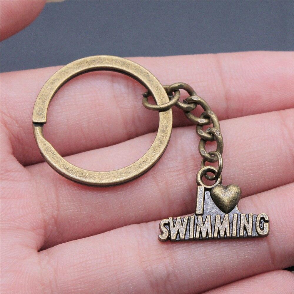 I Love Tags Keychains Findings For Diy Metal Craft Key Chain Accessories