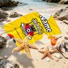 Personalisierbares Strandtuch mit Aufdruck der Go Ahead Eagles und individuellem Namen, für Reise, Camping, Strandparty, Heimdekoration, Geburtstagsgeschenk für Familie & Freunde