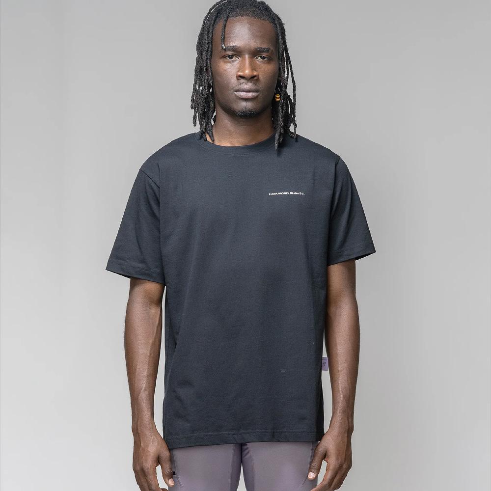 H. Kumori Running World Regular T-Shirt - Black Xs