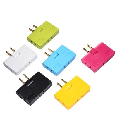 US 3 In 1 Extension Plug Electrical Adapter 180 Degree Rotation Adjustable Mini Shape Mobile Phone Charging Converter Socket