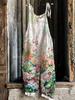 2025 Summer Retro Print Wide-Leg Women's Jumpsuit