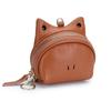 Minimalist Key Storage Small Bag Zipper Women's Leather Frog Coin Purse Storage Card Bag  Female