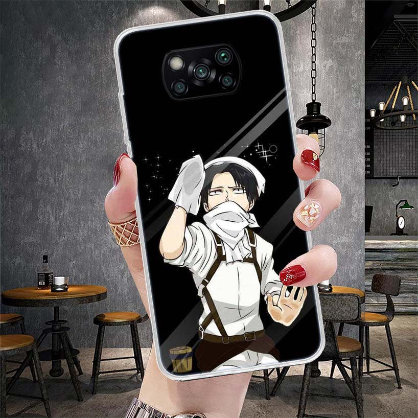 Titan Attack Levi Phone Case For Xiaomi Redmi 15C 15 13C 13 Poco X5 X6 X7 F7 Ultra M7 12C 12 10 10C 9C 9A 9T 9 Fundas Poco X3 X4