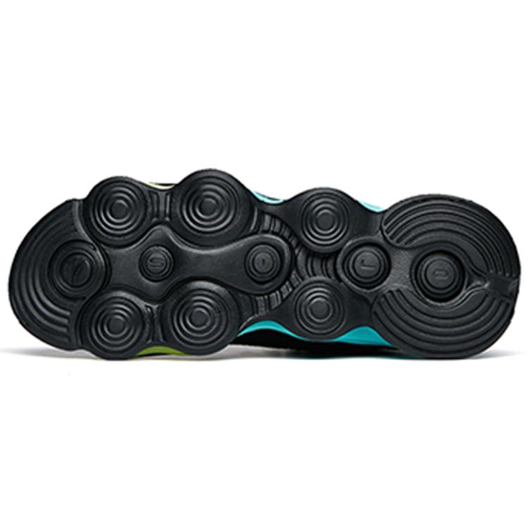New Anta Running Collection Cushioning Anti Slip Wear Resistant Breathability Low Top Running Shoes Men's Black 112215555-1