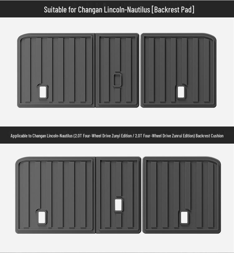 Eco-Friendly TPE Floor Mats & Seat Back Pads for 23-24 Changan Lincoln Navigator