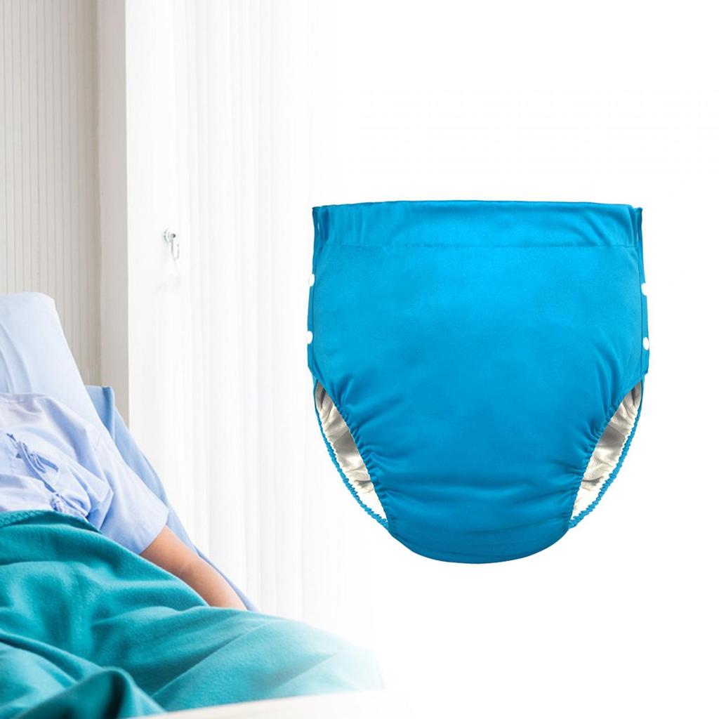 Adult Cloth Diaper Incontinence Pants Adjustable Nappy Cover Reusable Breathable Underwear