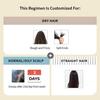 Vedix Customized Hair Fall Control Regimen For Dry Hair - 3 Product Kit - Anti Hair Fall Oil Berberis + Banyan - Anti-Hairfall Shampoo For Dry Hair