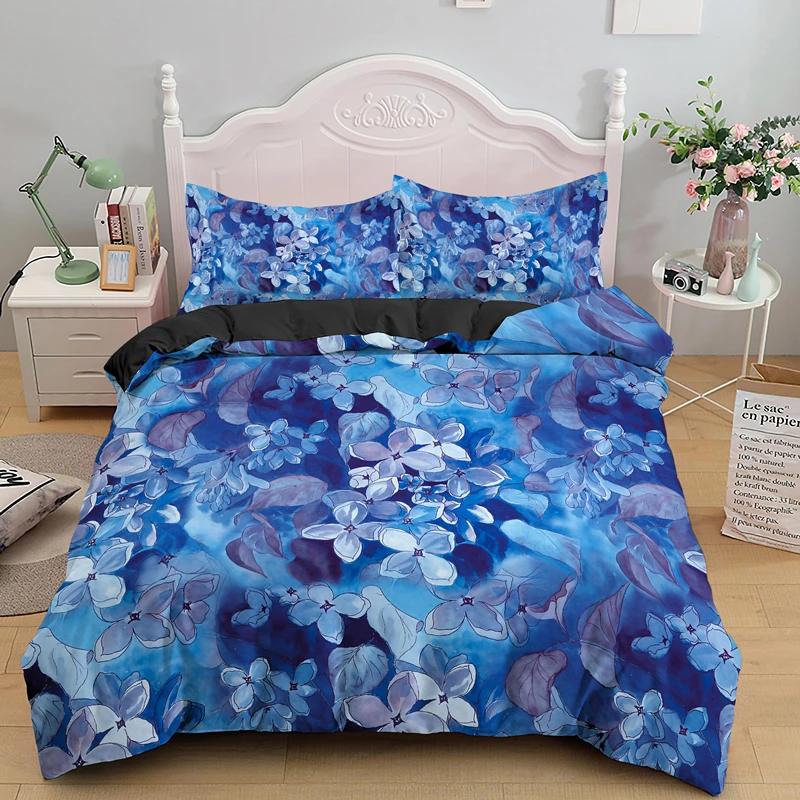 Tropical Botanical Leaves King Queen Duvet Cover Green Palm Leaves Polyester Bedding Set for Kids Teens Adults with Pillowcase
