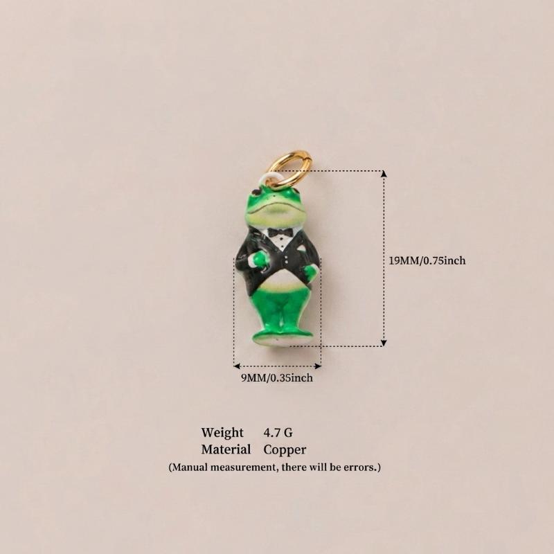 Pingente Charme Figura Animal Rococo de Cobre Banhado a Ouro Charms Fofos Retrô Para Mulheres Acessórios de Pulseira Colar Artesanato DIY