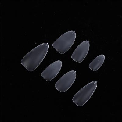 100 Stück/Box Matte Falsche Nägel Kein Polieren Aufdrücken Falsche Nägel Mittelkurzes Design Hochmatt Weiche Gel-Nageltips zur Verlängerung