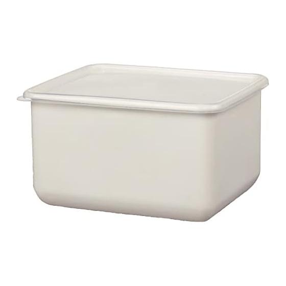 Takagi Metal Industry Pickle Container Stock Pot M Enamel Square 4.0L HSP-KM