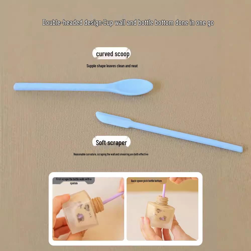Mini Silicone Spatula for Cosmetics & Kitchen Use
