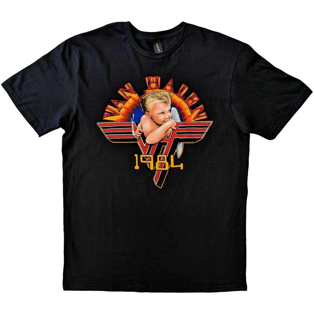 Van Halen Unisex Adult Cherub 1984 Cotton T-Shirt