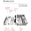 Iron Kitchen Cabinet Storage Sliding Drawer Organizer Household Freestanding Narrow Drawers Stainless Steel Spices Container