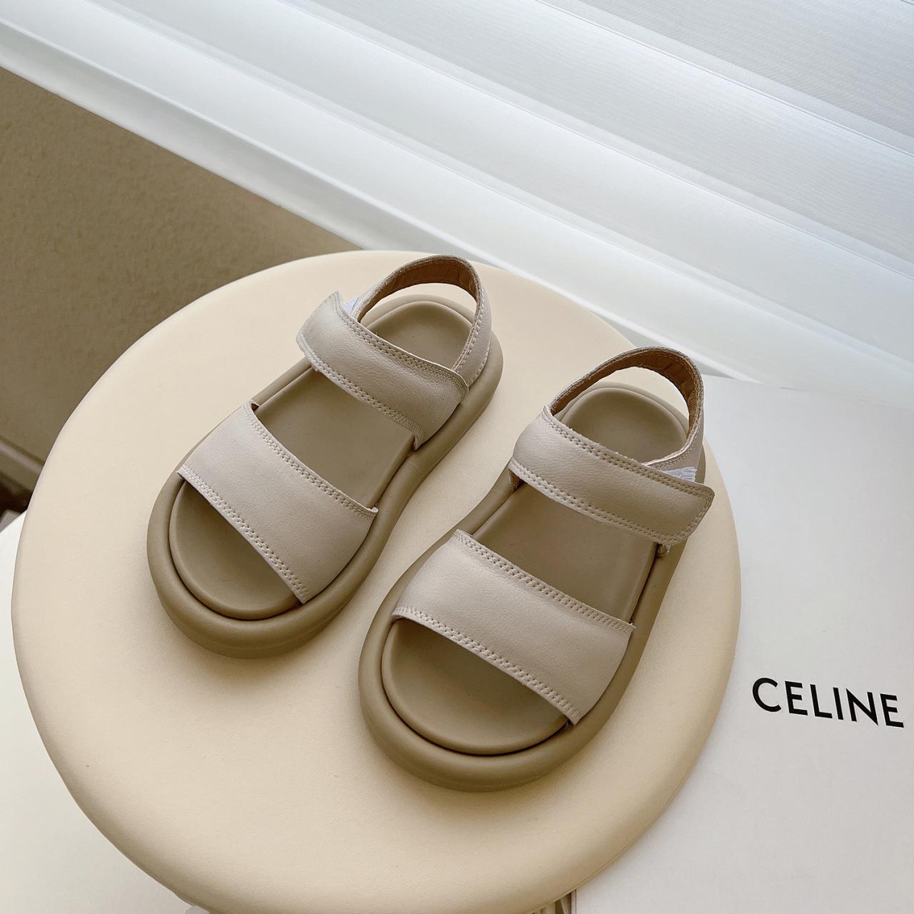 

Girls sandals 2025 summer new children s Korean version of Roman shoes boys baby soft-soled open-toed beach shoes 23 yards inner length 14cm