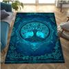 Celtic Tree of Life Area Rug Non-Slip, Fade-Resistant Carpet for Living Room, Bedroom, Game Areas Soft Polyester Home Decor Mat