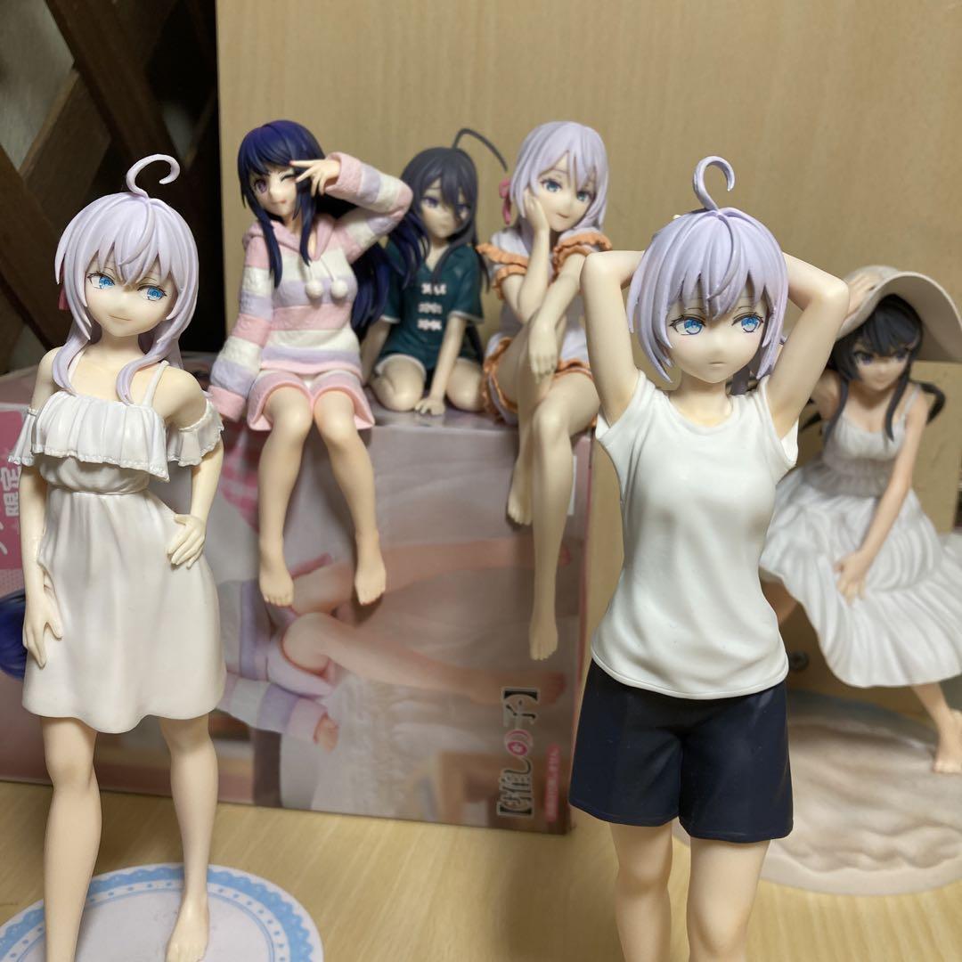 

[USED] Figures of Rosidere, Oshi no Ko, and Aobuta are in good condition