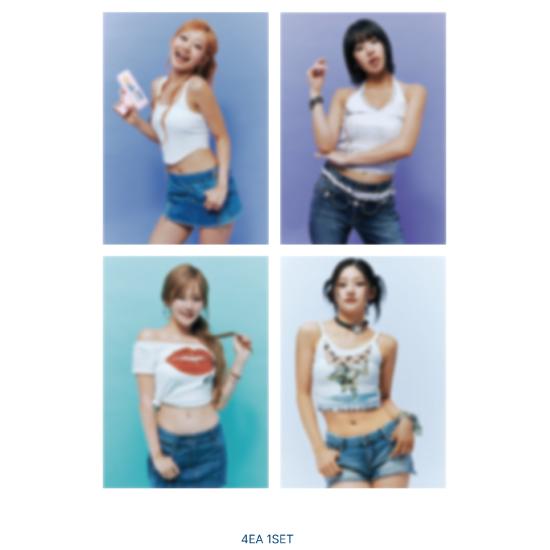 KISS OF LIFE Primul turneu mondial KISS ROAD din Seul L Set de suport și poster