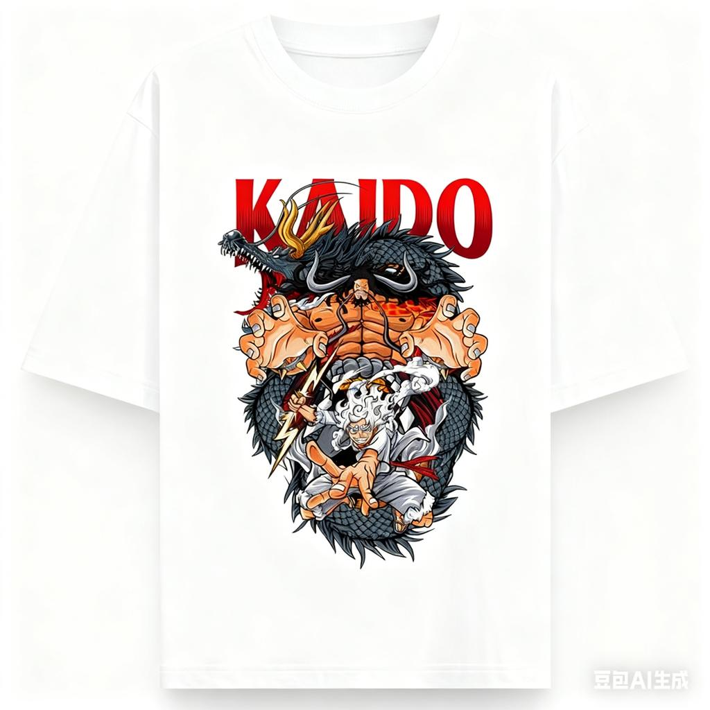 One Piece Anime LUFFY GEAR 5 Printing Oversized Cotton Tshirt Men and Women Harajuku Trend Y2K Casual Summer Absorb Sweat Tees