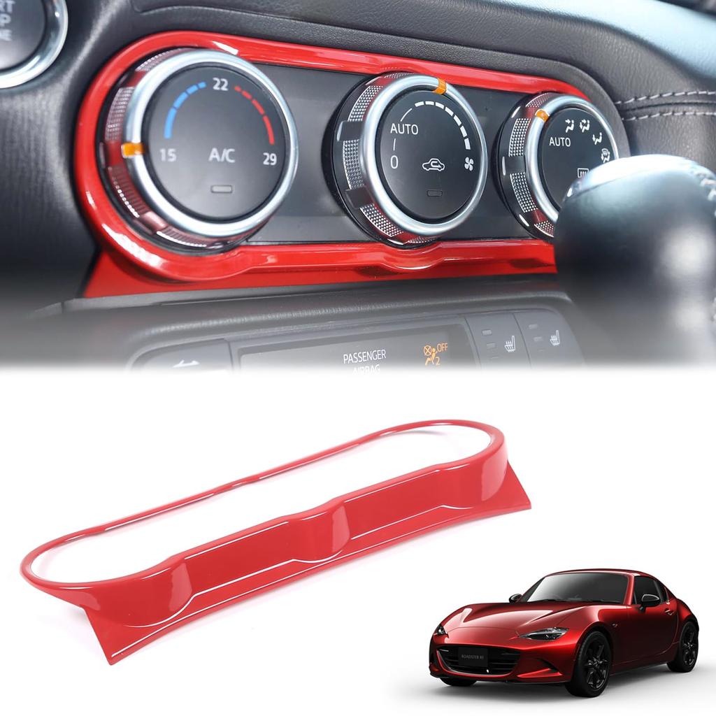 Hcilloend New Mazda Roadster RF ND Series Applicable To Air Conditioner Switch Frame Air Conditioner Control Panel Air Conditioner Knob Box Air