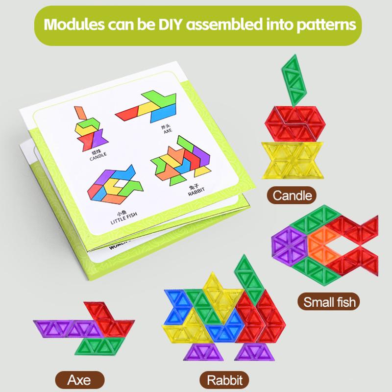 Children Smart Clearance Tangram Toy Calendar Challenge Intelligence Game Logical Thinking Training Fun Interactive Novelty Toys