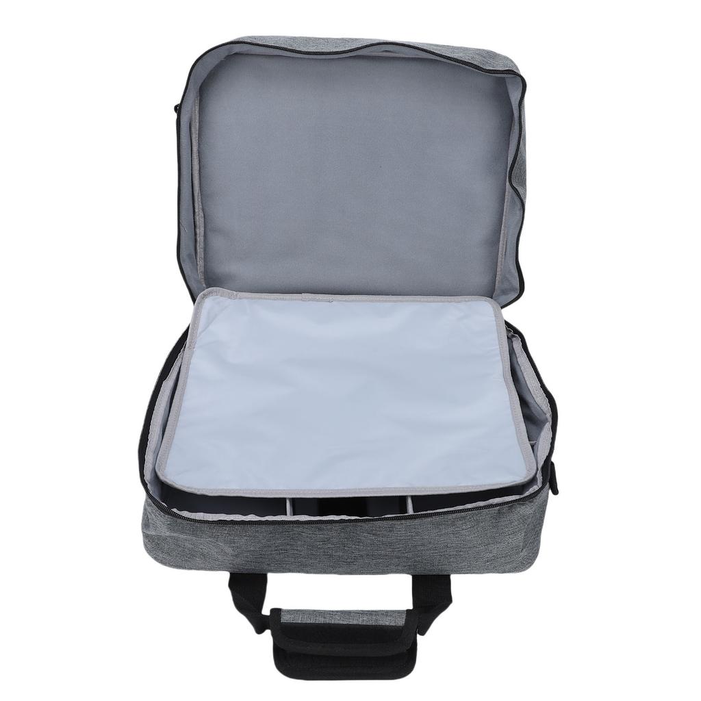 DJ Mixer Bag with Removable Divider Padded     Mixer Carrying Case for Microphone Cable Music Equipment