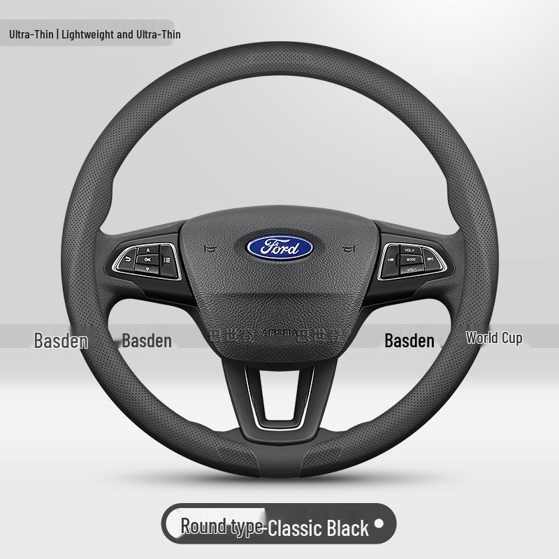 

Steering Wheel Cover for Ford Mustang, Edge, Escape, Focus, Territory, Explorer, Kuga, Mondeo 38cm