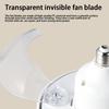 LED Ceiling Fan With Light Silent Electric Fan Retractable Blades Remote Control Dimming Bedroom And Living Room Lighting