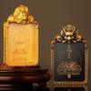 Original Golden-Winged Garuda Thangka Ga'u Box Cloud Pattern Pendant