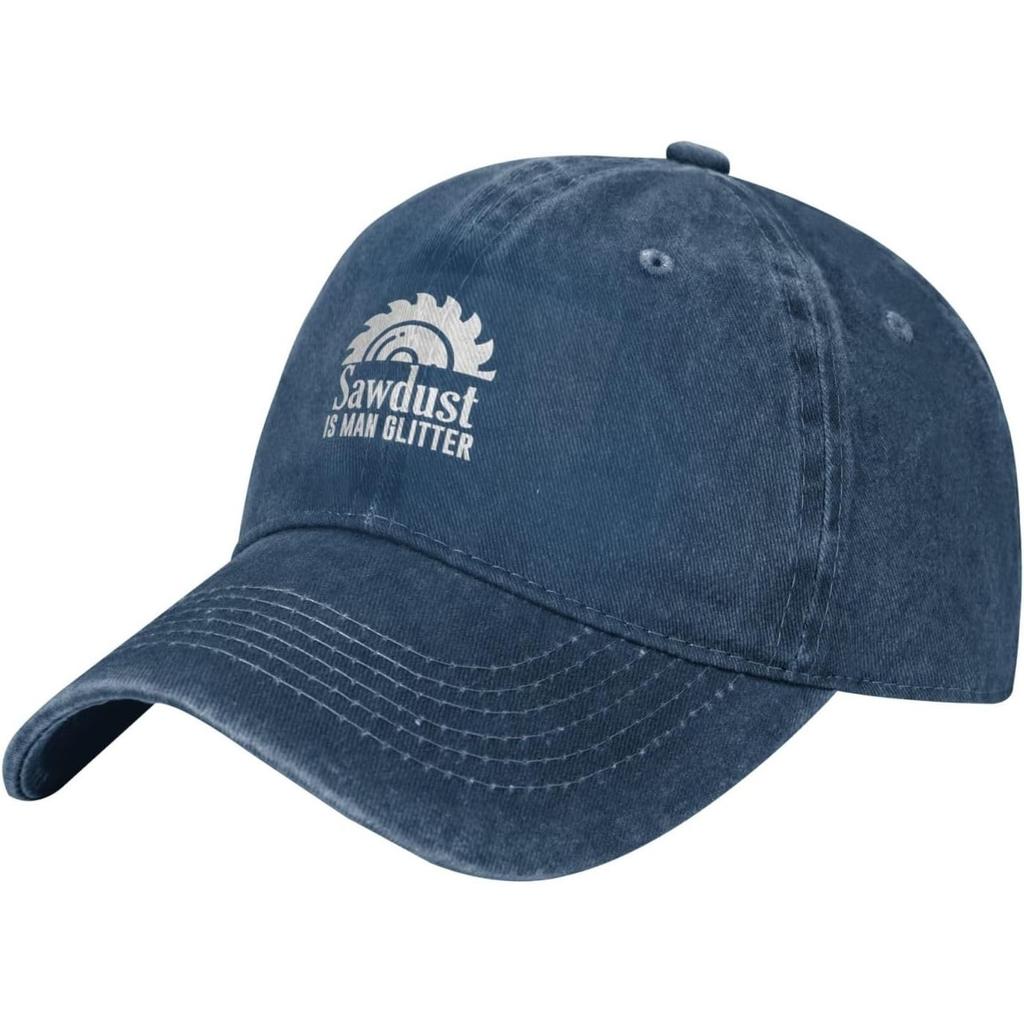 Sawdust Is Unisex Glitter Baseball Cap Cotton Washed Style Adjustable Golf Hats for Unisex