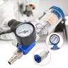 HVLP Sprayer Air Regulator Pressure Gauge +In-line Water Trap Filter JP/EU/US Adapter Air Pressure Regulator Gauge for Airbrush