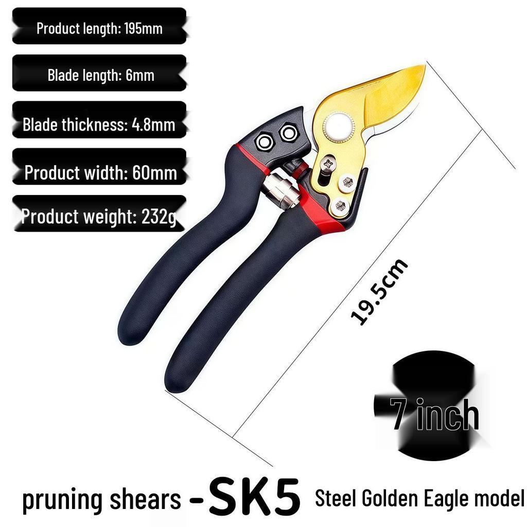 Garden Pruning Shears for Fruit Trees and Flowers - Labor-Saving and Powerful for Trimming Branches