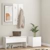 Day and Night - Day and Night White Plywood Hall Furniture Set