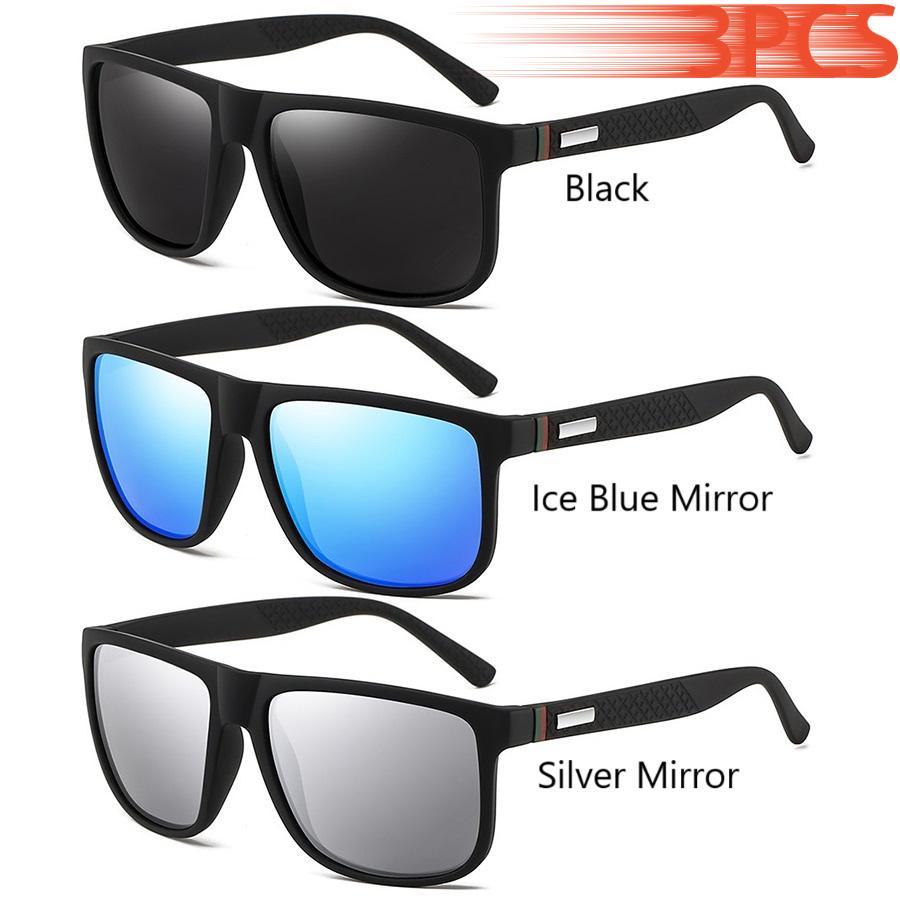 Stylish Retro Square Sunglasses Male Female Luxury Brand Design Men's Sun Eyeglasses Driving Fishing UV400 Eyewear Man