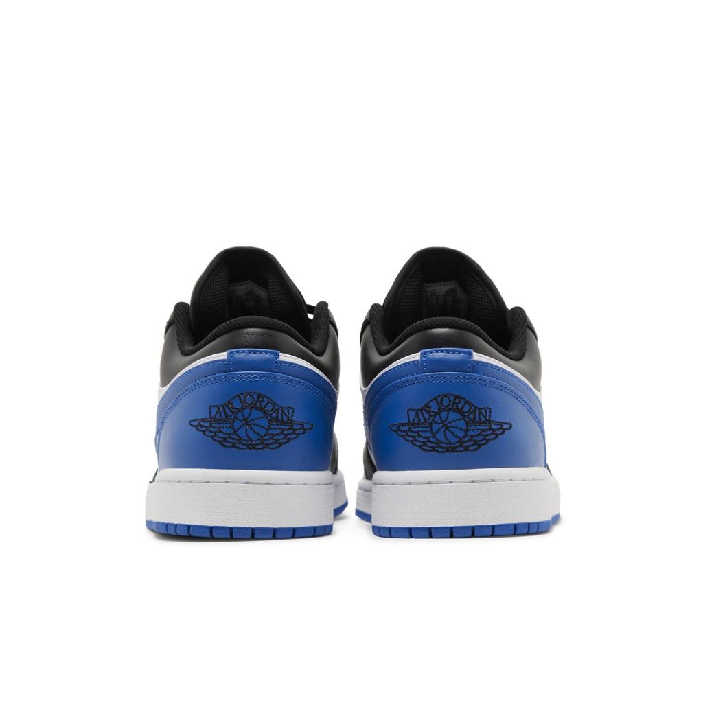 Air Jordan 1 Low 'Alternate Royal Toe' (Unisex) White / Royal Blue / Black Vintage Basketball Shoes 553558 140