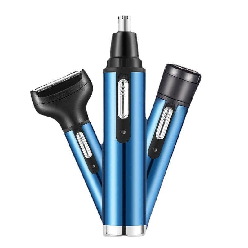 USB Wiederaufladbarer 4-in-1 Elektrischer Trimmer für Männer: Nase, Koteletten und mehr
