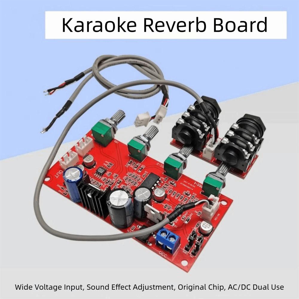 AC/DC Power Supply CD2399 Karaoke Board Pre-amplification Effect Microphone Potentiometer  Theater