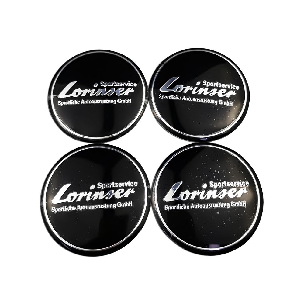 4Pcs Car Wheel Center Emblem Stickers Hub Badge for Mercedes Benz Carlsson Lorinser W204 W205 W213 W210 CLK GLA A180 E320 G63