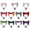 Cat Ear Headband with Colorful Ear Jewelry Sweet Girls Cosplay Beast Ears Fursuit Masquerade Halloween Cosplay Party