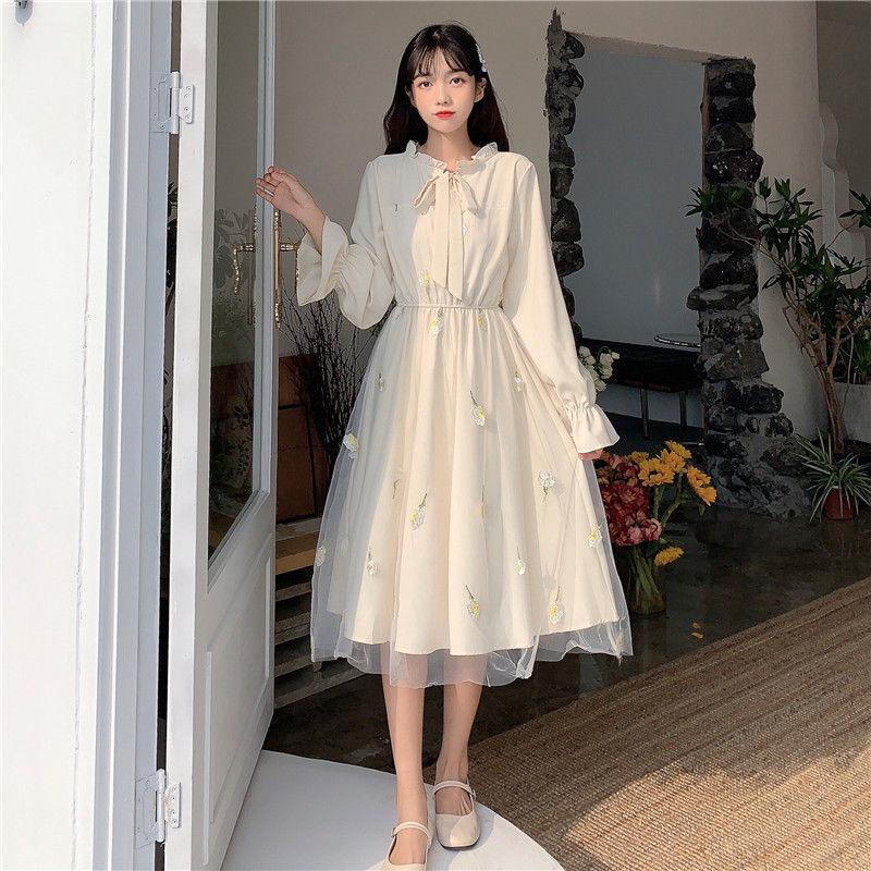 white jean dress With | Vinnie Safiya Jacquard Chiffon Long Streamlined and defined by Anti-glare sapphire Child  Size:12(150cm)