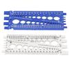 Nut Bolt Thread Gauge Checker M3 to M22 Metric and #4 to 3/4 Imperial Sizes Bolt and Nut Identifier