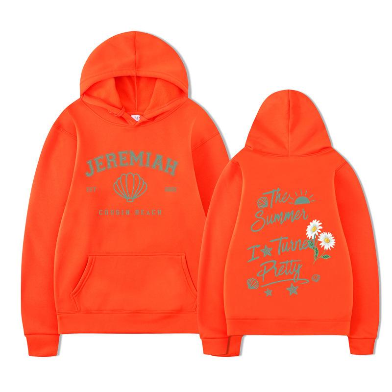 Cousins Beach The Summer I Turned Pretty Beach Print Unisex Streetwear Hip Hop Style Autumn Winter Fashion Tops Clothes