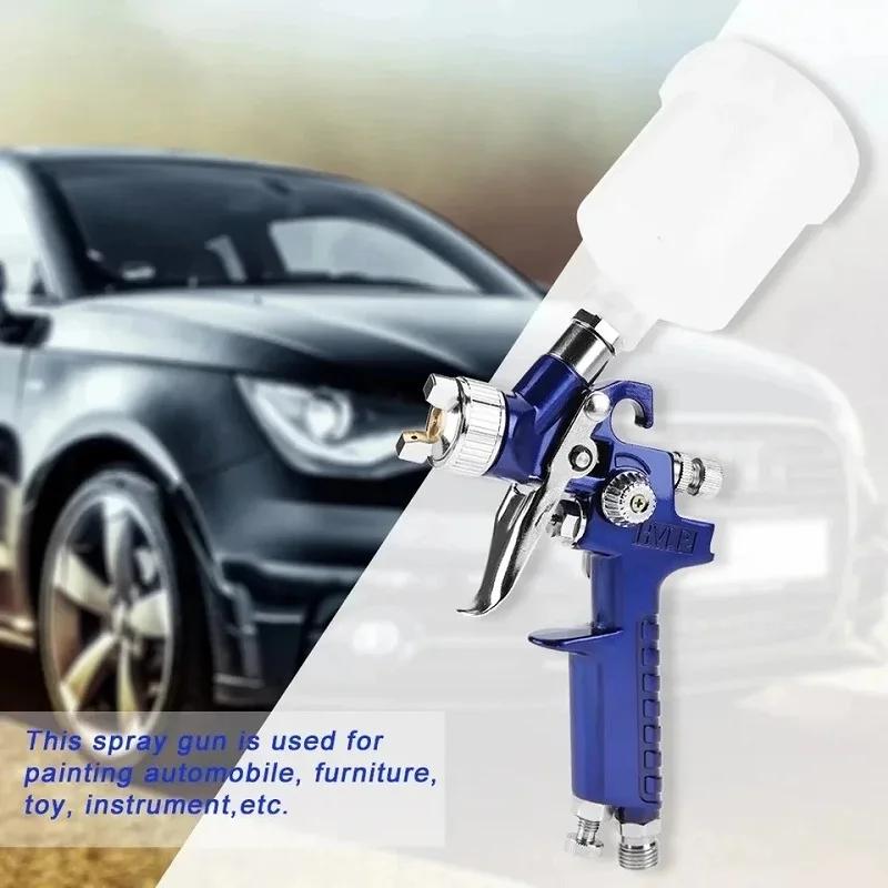 Professionelle Mini-Druckluft-Spritzpistole 0,8/1,0 mm Düse 125 ml - Für Autolackierung und -reparatur, Möbel-Spritzpistole Auf Lager@@